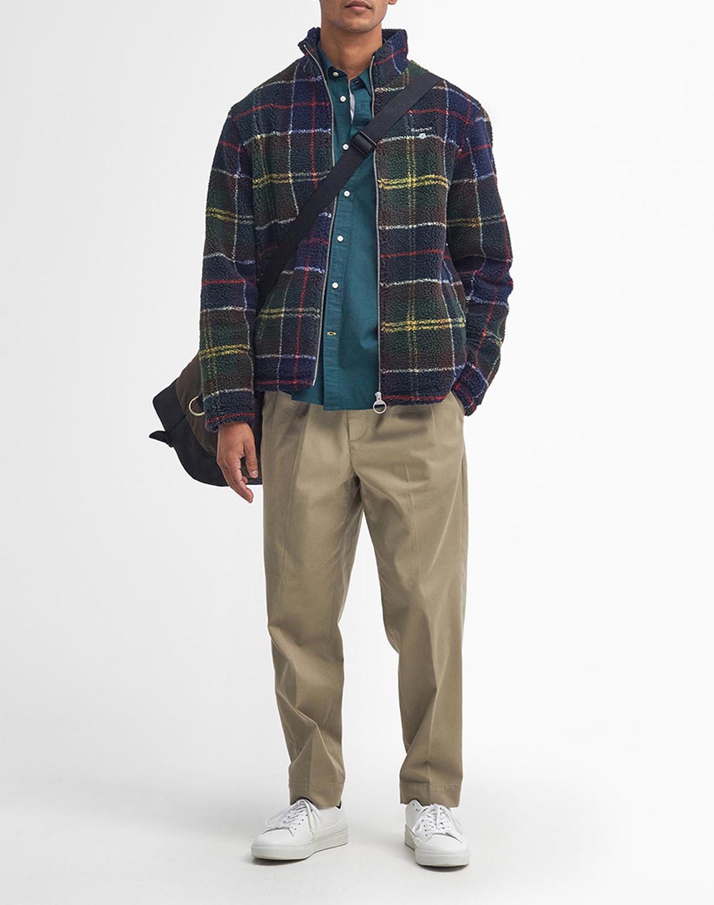 BARBOUR BARBOUR TARTAN FLEECE ZIP THROUGH