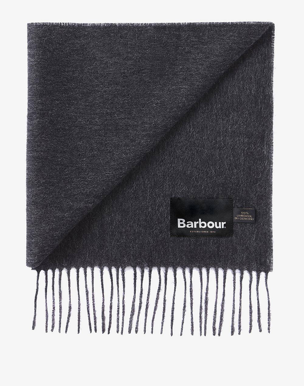 BARBOUR BARBOUR PLAIN LAMBSWOOL SCARF