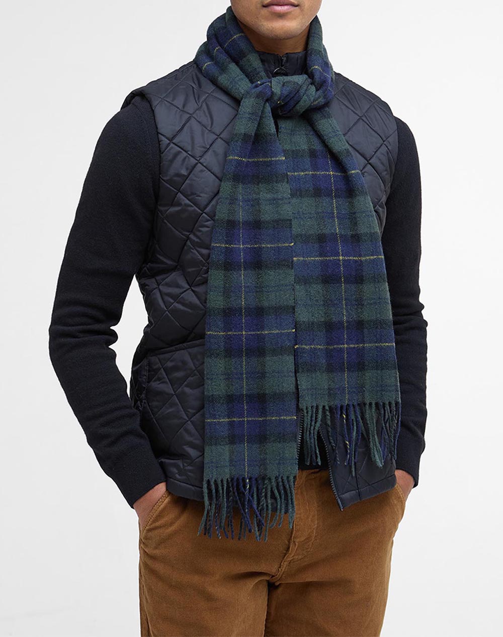 BARBOUR BARBOUR TARTAN LAMBSWOOL SCARF