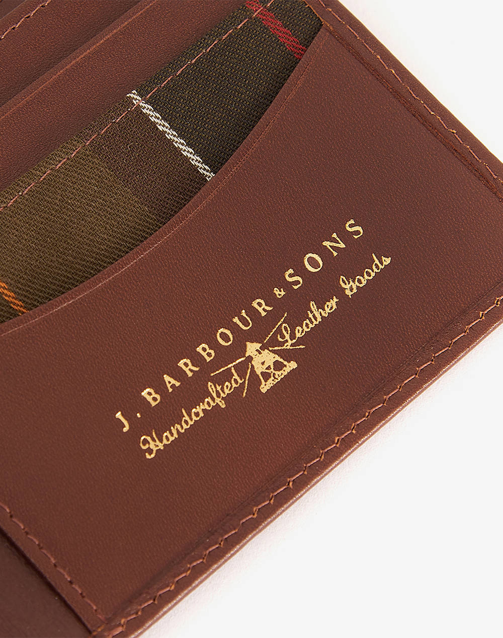 BARBOUR BARBOUR COLWELL LEATHER BILLFOLD WALLET (Dimensiuni: 9.5 x 11cm.)