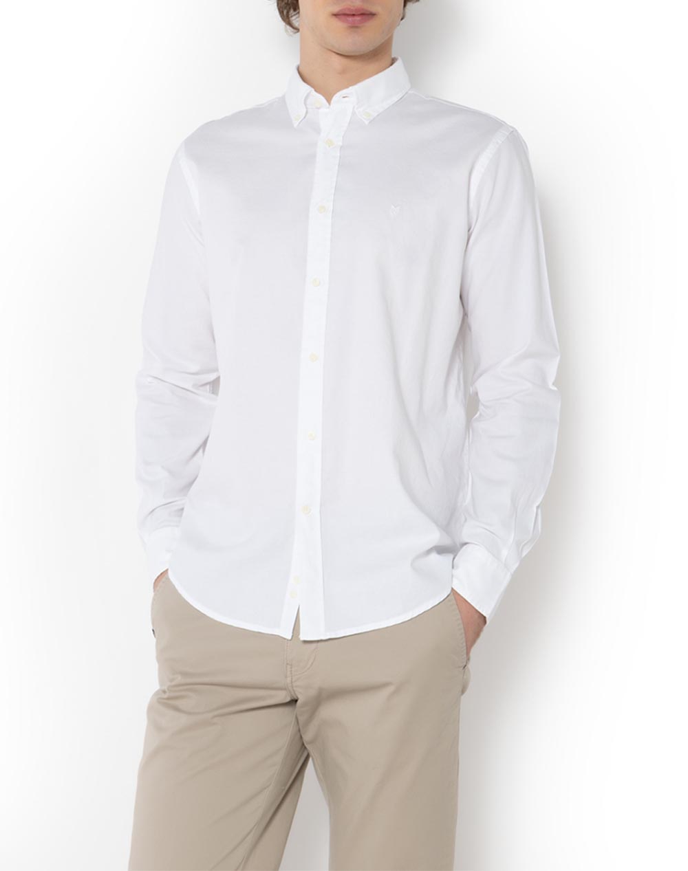 THE BOSTONIANS CAMASA OXFORD REGULAR FIT Plain OXFORD Button-down Regular Fit