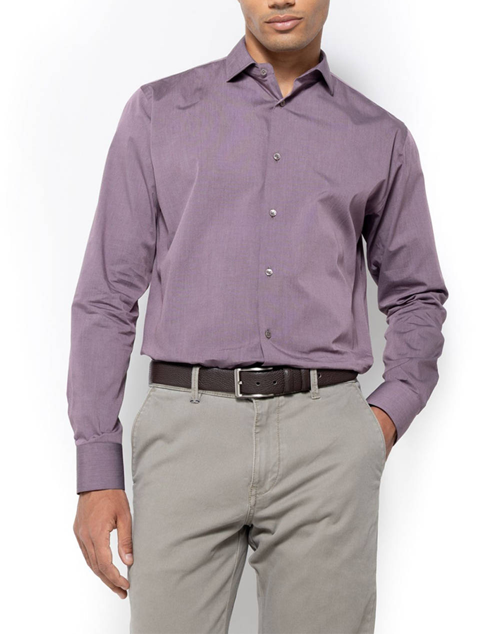 THE BOSTONIANS CAMASA POPLIN CUSTOM FIT Plain POPLIN Semi-rex Custom FIT