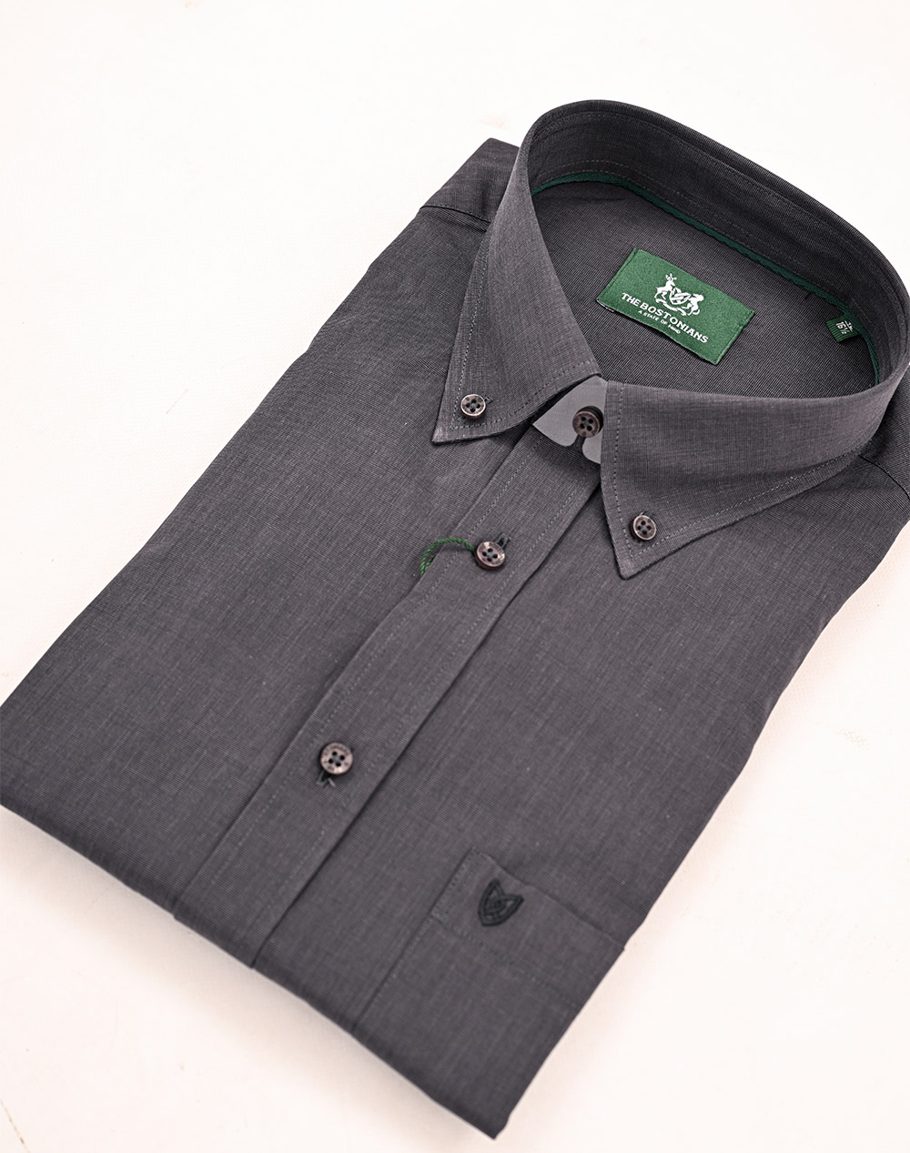 THE BOSTONIANS CAMASA FIL A FIL REGULAR FIT Plain FIL A FIL Button-down Regular Fit