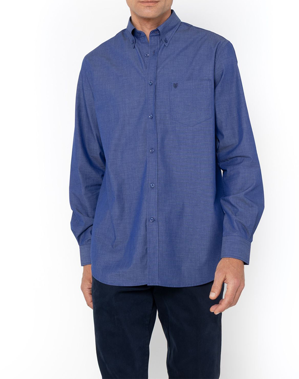 THE BOSTONIANS CAMASA FIL A FIL REGULAR FIT Plain FIL A FIL Button-down Regular Fit