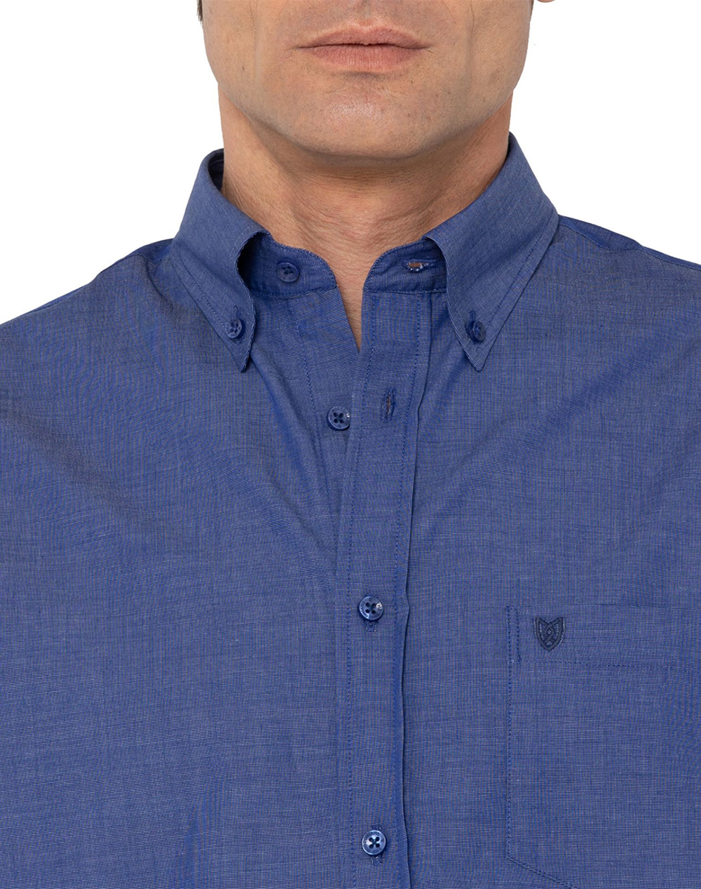 THE BOSTONIANS CAMASA FIL A FIL REGULAR FIT Plain FIL A FIL Button-down Regular Fit