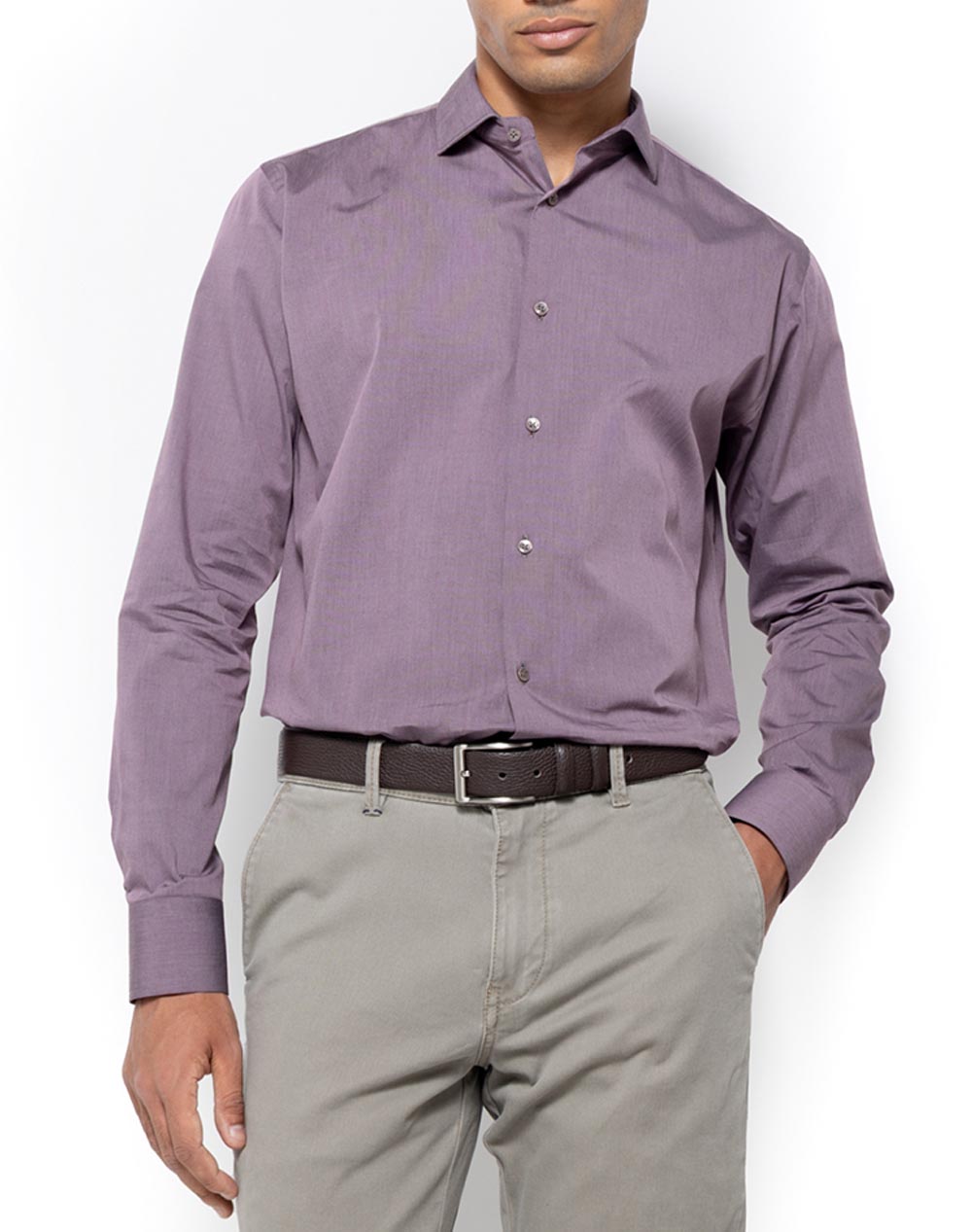 THE BOSTONIANS CAMASA POPLIN CUSTOM FIT Plain POPLIN Semi-rex Custom FIT