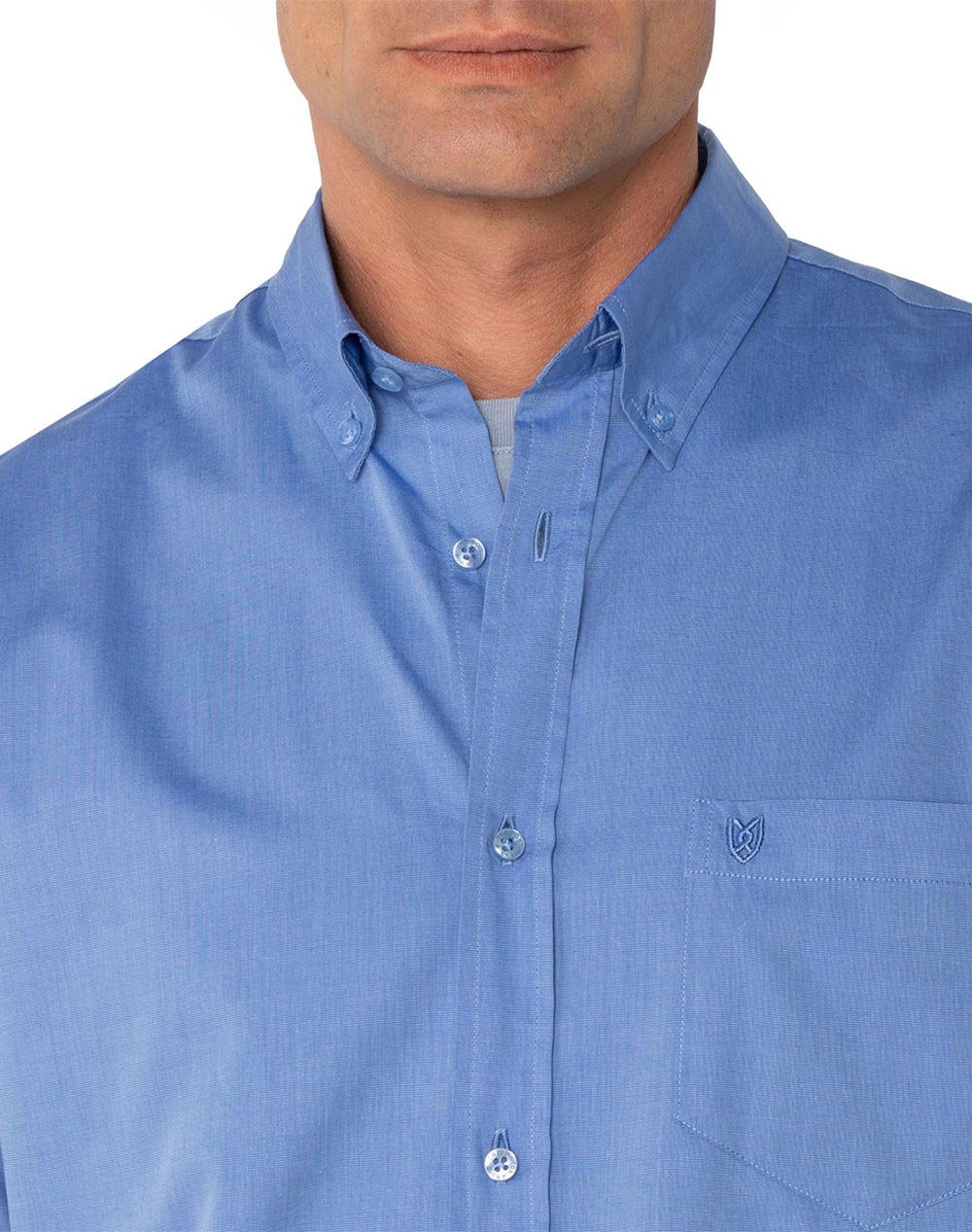 THE BOSTONIANS CAMASA FIL A FIL REGULAR FIT Plain FIL A FIL Button-down Regular Fit