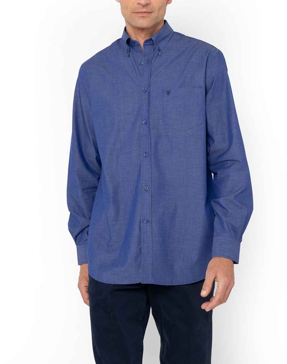 THE BOSTONIANS CAMASA FIL A FIL REGULAR FIT Plain FIL A FIL Button-down Regular Fit