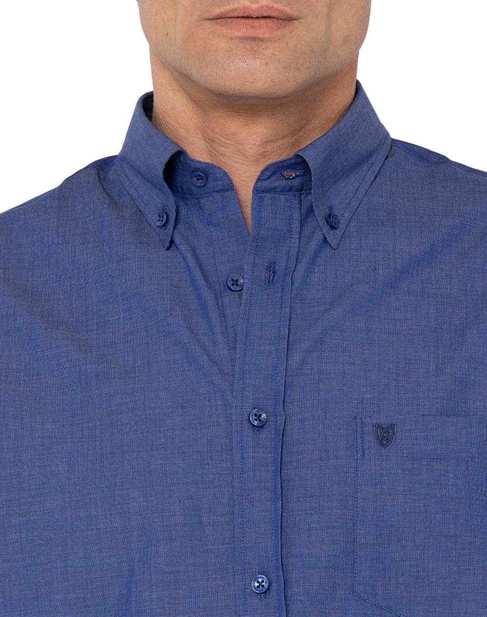 THE BOSTONIANS CAMASA FIL A FIL REGULAR FIT Plain FIL A FIL Button-down Regular Fit