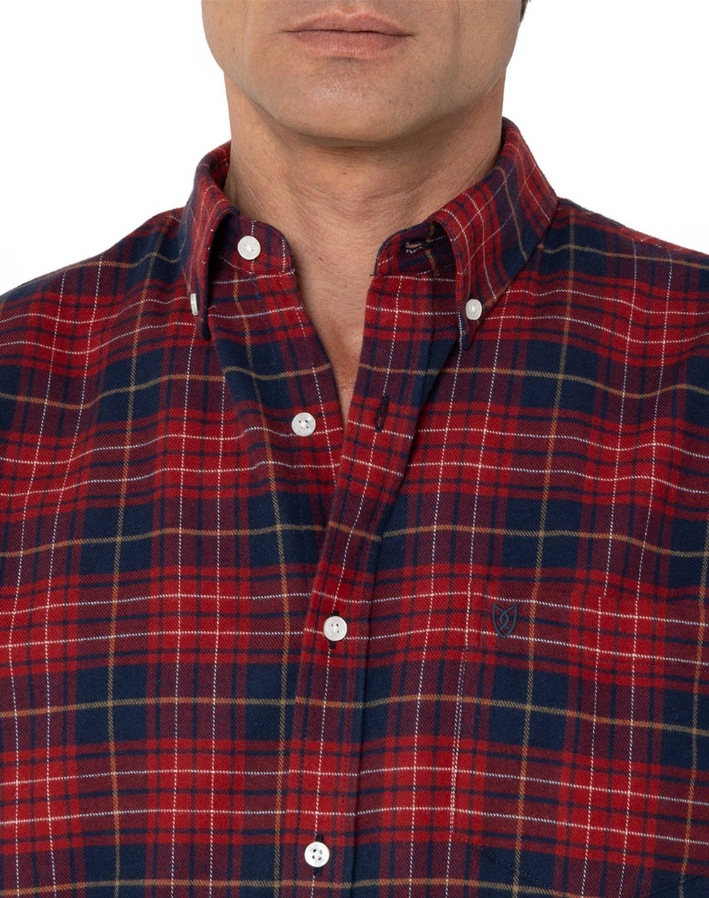 THE BOSTONIANS CAMASA COPLEY FLANNEL REGULAR FIT BigCheck FLANNEL Button-down Regular FIT