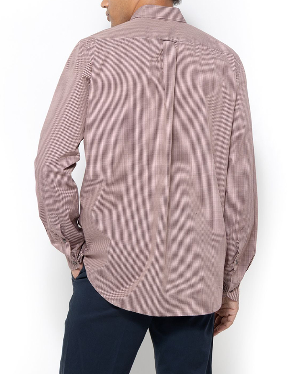 THE BOSTONIANS CAMASA CHESTER POPLIN REGULAR FIT MiniCheck POPLIN Button-down Regular Fit