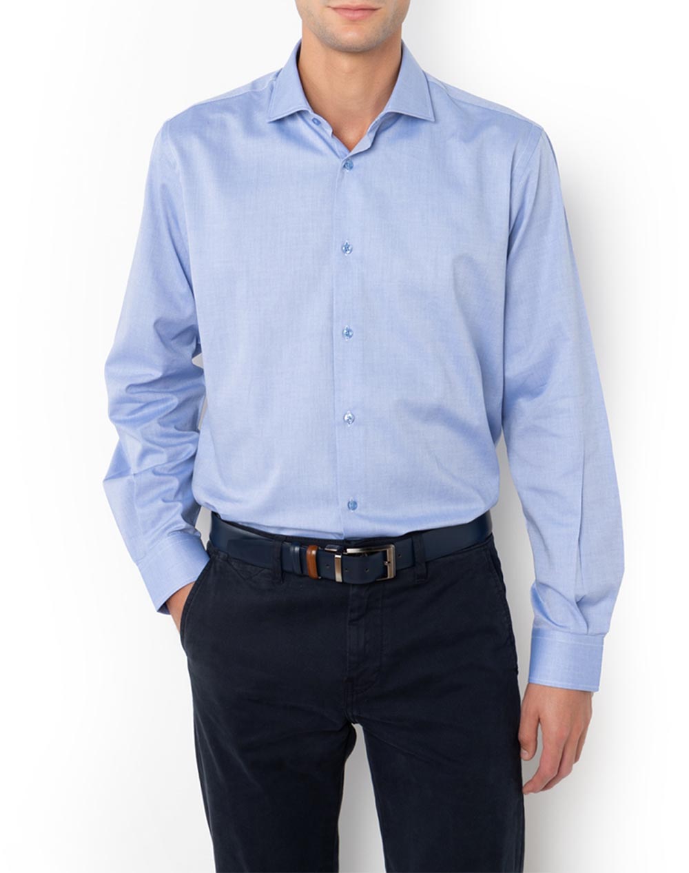 THE BOSTONIANS CAMASA DOBBY CUSTOM FIT Patterned DOBBY Semi-rex Custom Fit