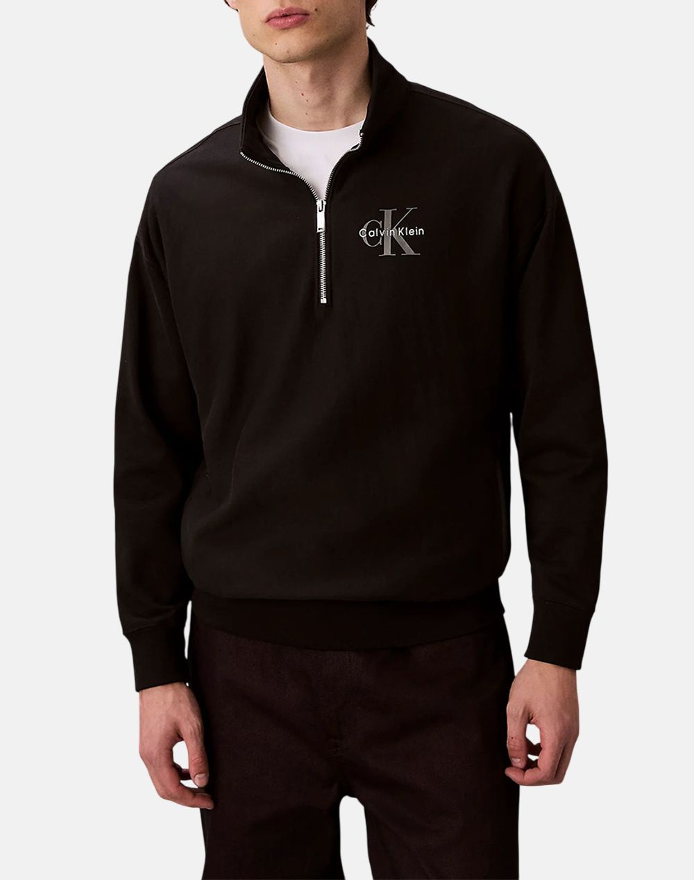 CALVIN KLEIN LS PREMIUM TERRY MICRO MONOLOGO