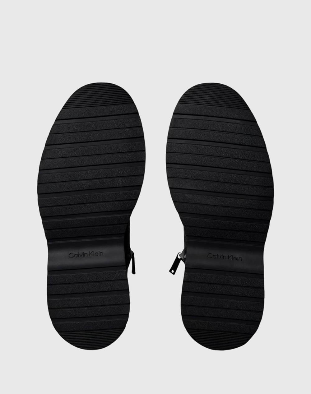 CALVIN KLEIN COMBAT ESS LACE UP ZIP BOOT LTH