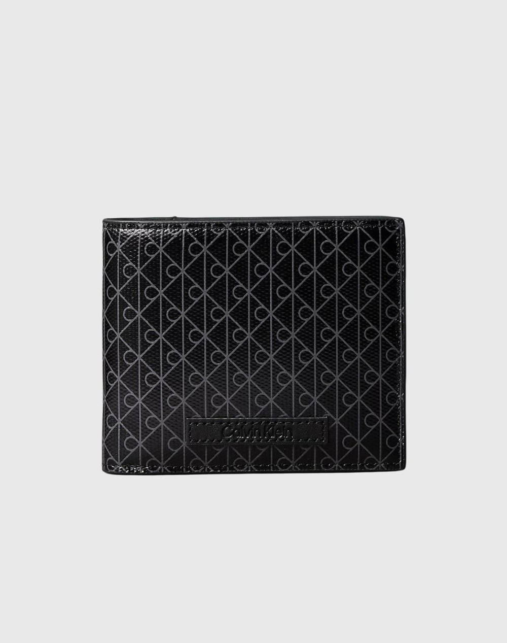 CALVIN KLEIN COATED EW BILL FOLD w/ COIN