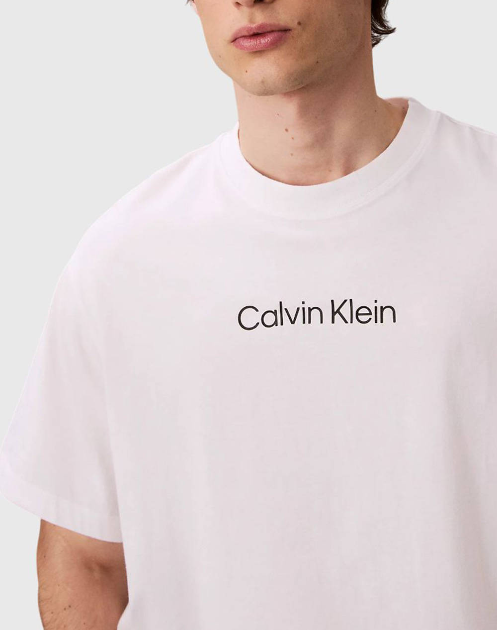 CALVIN KLEIN SS STANDARD LOGO 30S CREWNK TEE