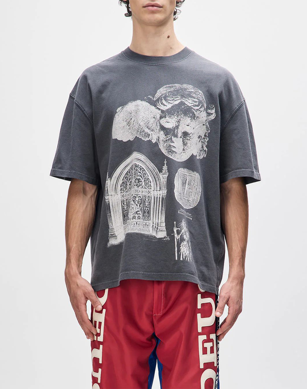 DEUS EX MACHINA INVOCATION TEE BLUZA DE BARBATI