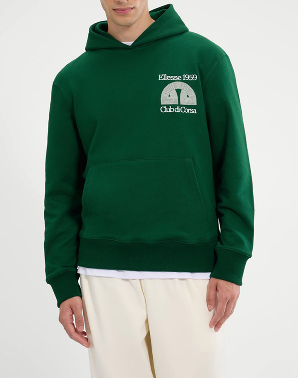 ELLESSE GRAPHICS CLUB DI CORSA HOODIE HANORAC DE BARBATI