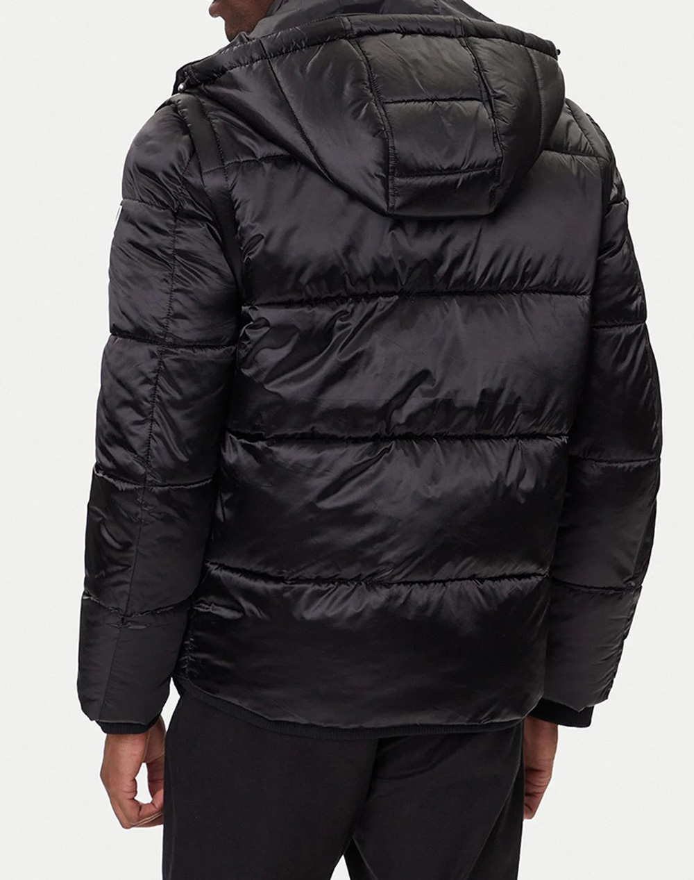 GUESS METALLIZED PUFFA JACKET GEACA DE BARBATI