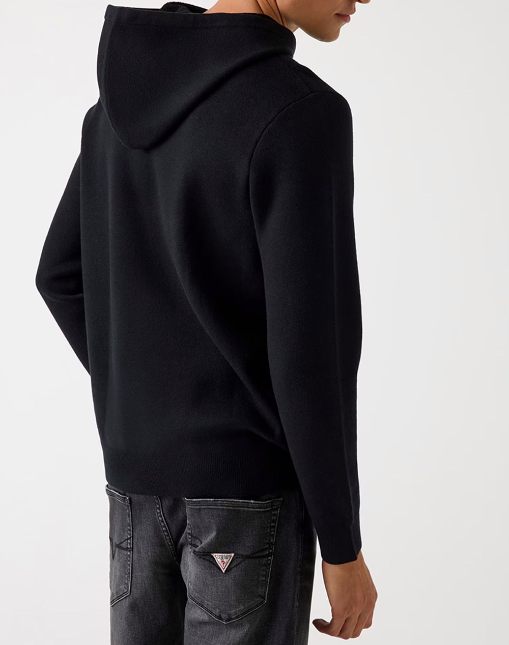 GUESS JOBY HOODIE FRENCH TERRY SWTR TRICOTAT DE BARBATI