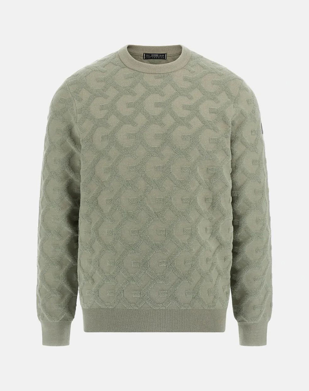 GUESS JOHN CN G CHAIN AO STITCH SWTR PULOVER DE BARBATI