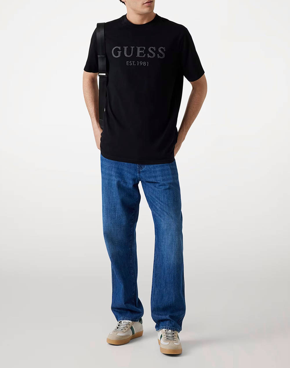GUESS SS CN GUESS BOX LOGO TEE BLUZA DE BARBATI