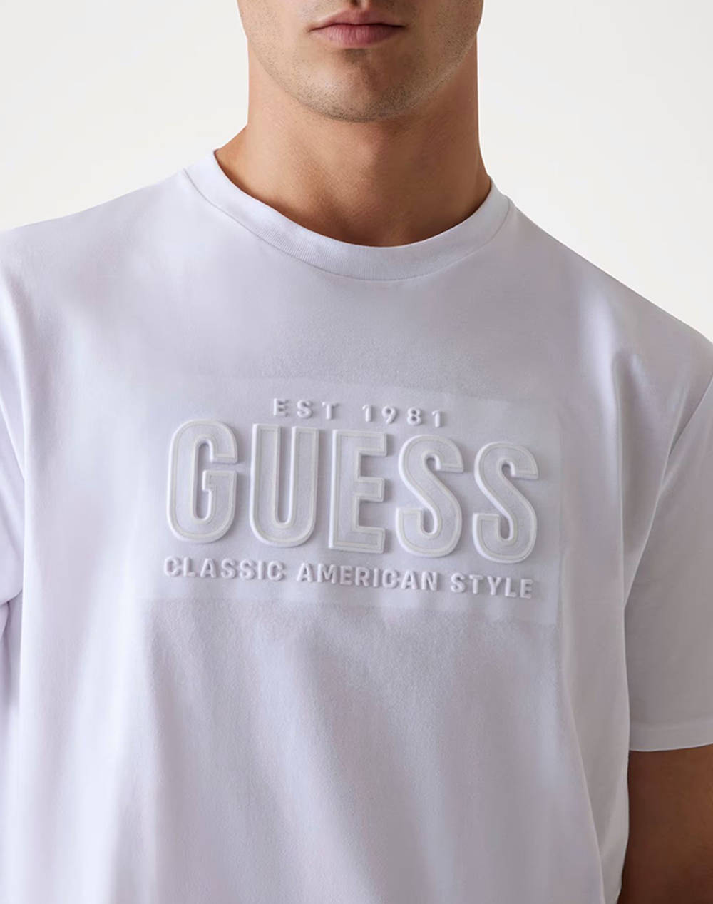 GUESS SS BSC GUESS EMBOSSED LOGO TEE BLUZA DE BARBATI