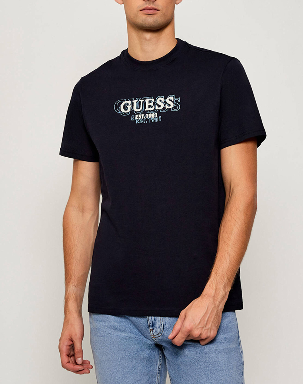 GUESS CN SS SMALL LOGO TEE BLUZA DE BARBATI