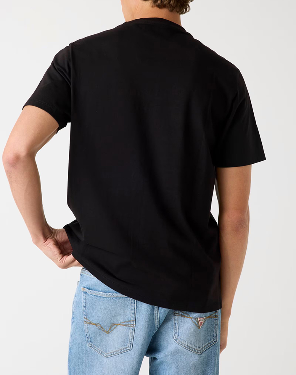 GUESS CN SS EMBROIDERY LOGO TEE BLUZA DE BARBATI