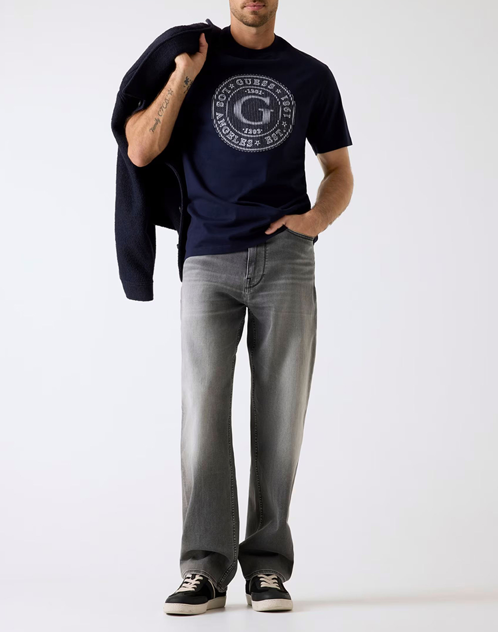 GUESS CN SS BIG G LOGO TEE BLUZA DE BARBATI