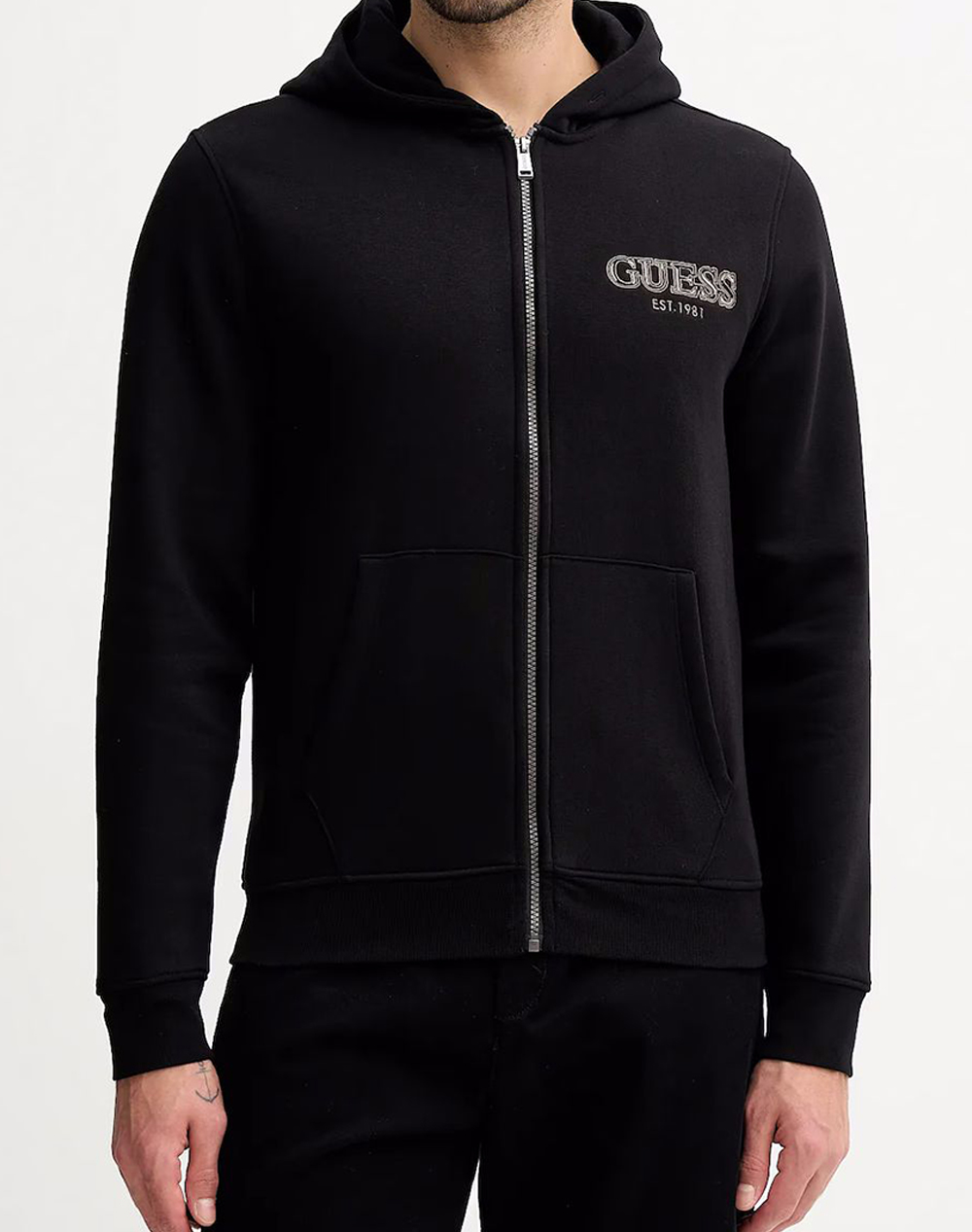 GUESS ZIP BASIC SWEATSHIRT HANORAC DE BARBATI
