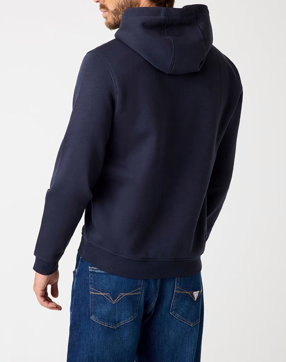 GUESS HOODED BASIC SWEATSHIRT HANORAC DE BARBATI