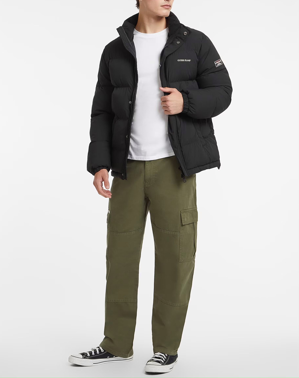 GUESS JEANS GJ REG LENGHT PUFFER JACKET GEACA DE BARBATI