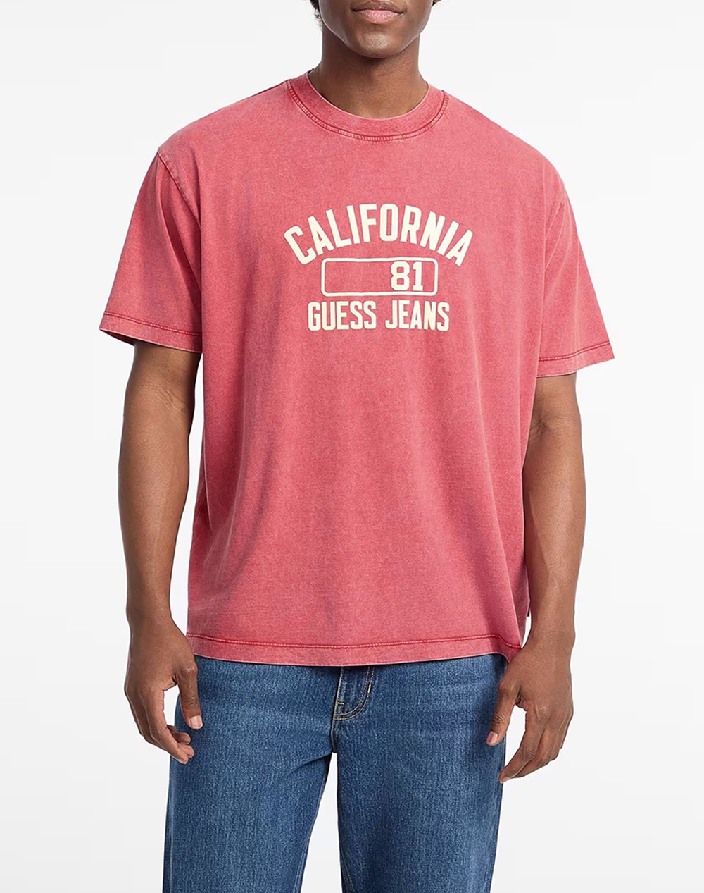 GUESS JEANS GJ SS CN OS CALIFORNIA TEE BLUZA DE BARBATI