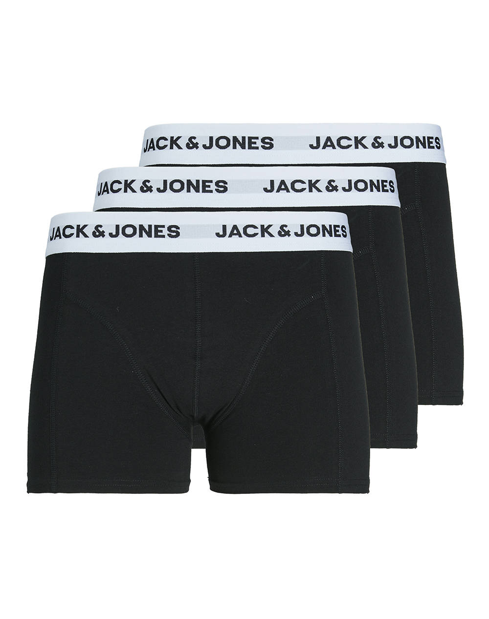 JACK&JONES JACBASIC WHITE WB TRUNKS 3 PACK SN