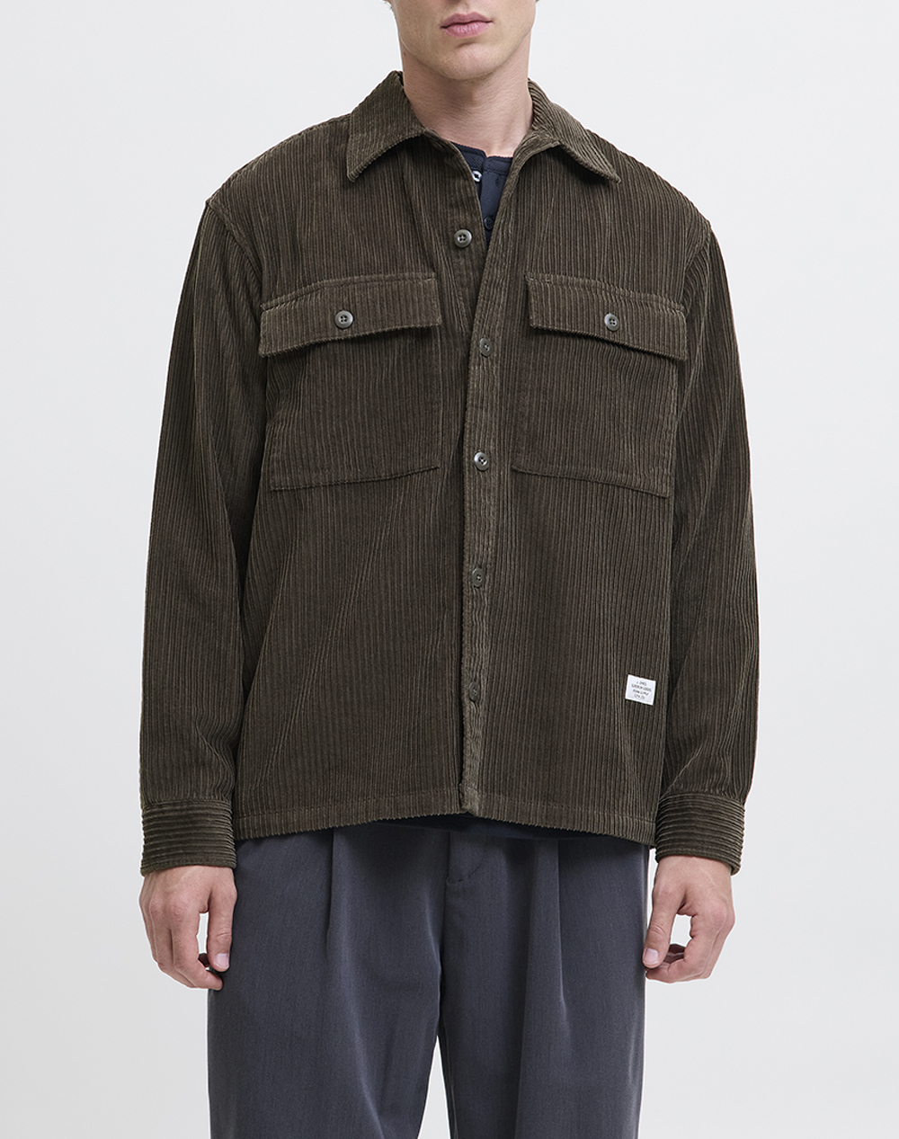 JACK&JONES JPRBLUWILL CORDUROY L/S OVERSHIRT SN