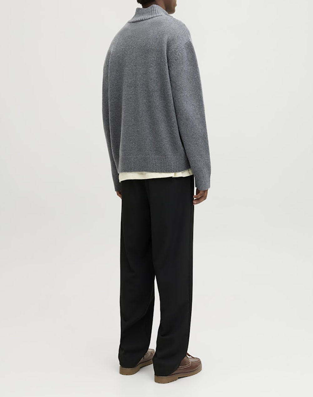 JACK&JONES JORNORREBRO KNIT HALF ZIP SN