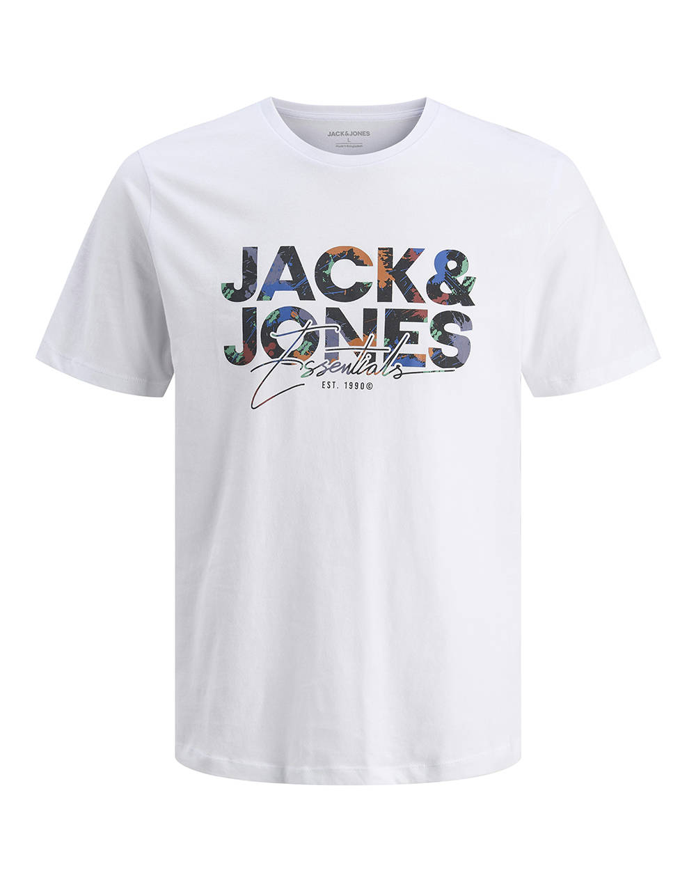 JACK&JONES JJGEPLAS TEE SS CREW NECK LN