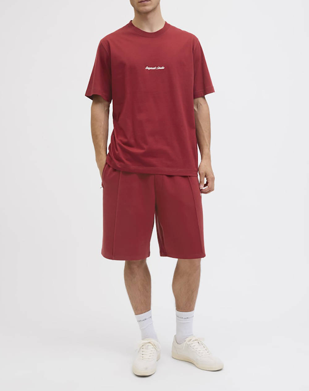 JACK&JONES JORNORREBRO EMB TEE SS CREW NECK NOOS