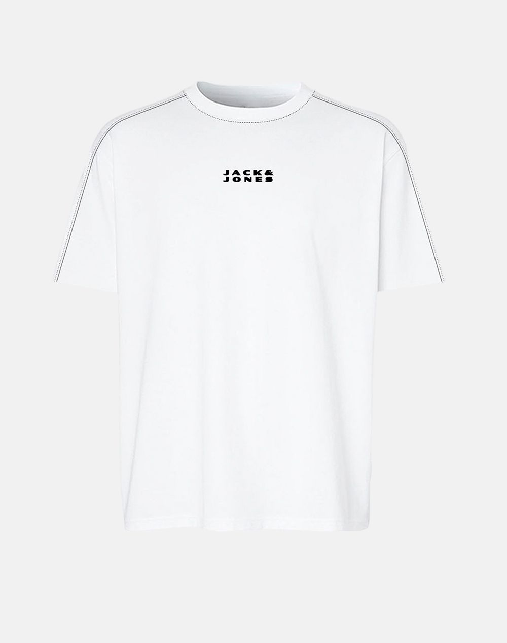 JACK&JONES JCOSTANCE MINIMAL TEXT TEE SS CREW NECK