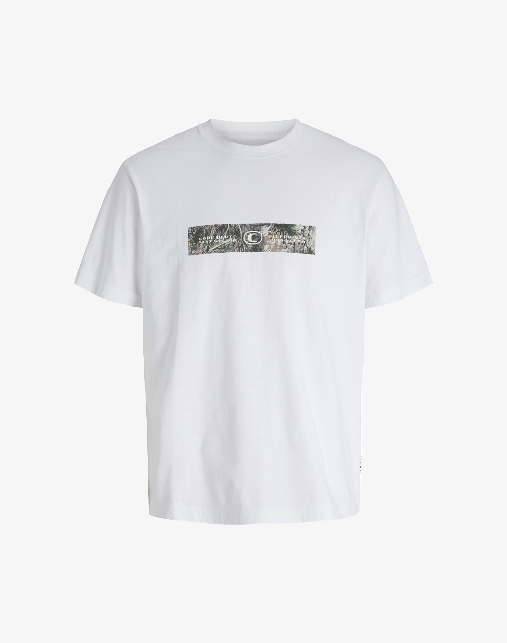JACK&JONES JCOSTANCE FRONT TEXT TEE SS CREW NECK