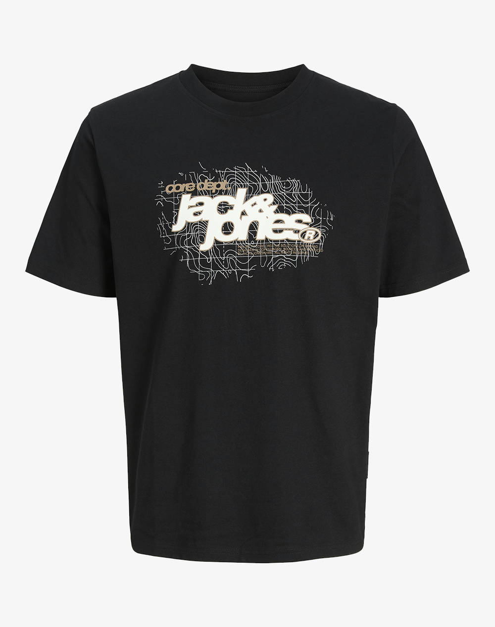 JACK&JONES JCOGRID BRANDING TEE SS CREW NECK