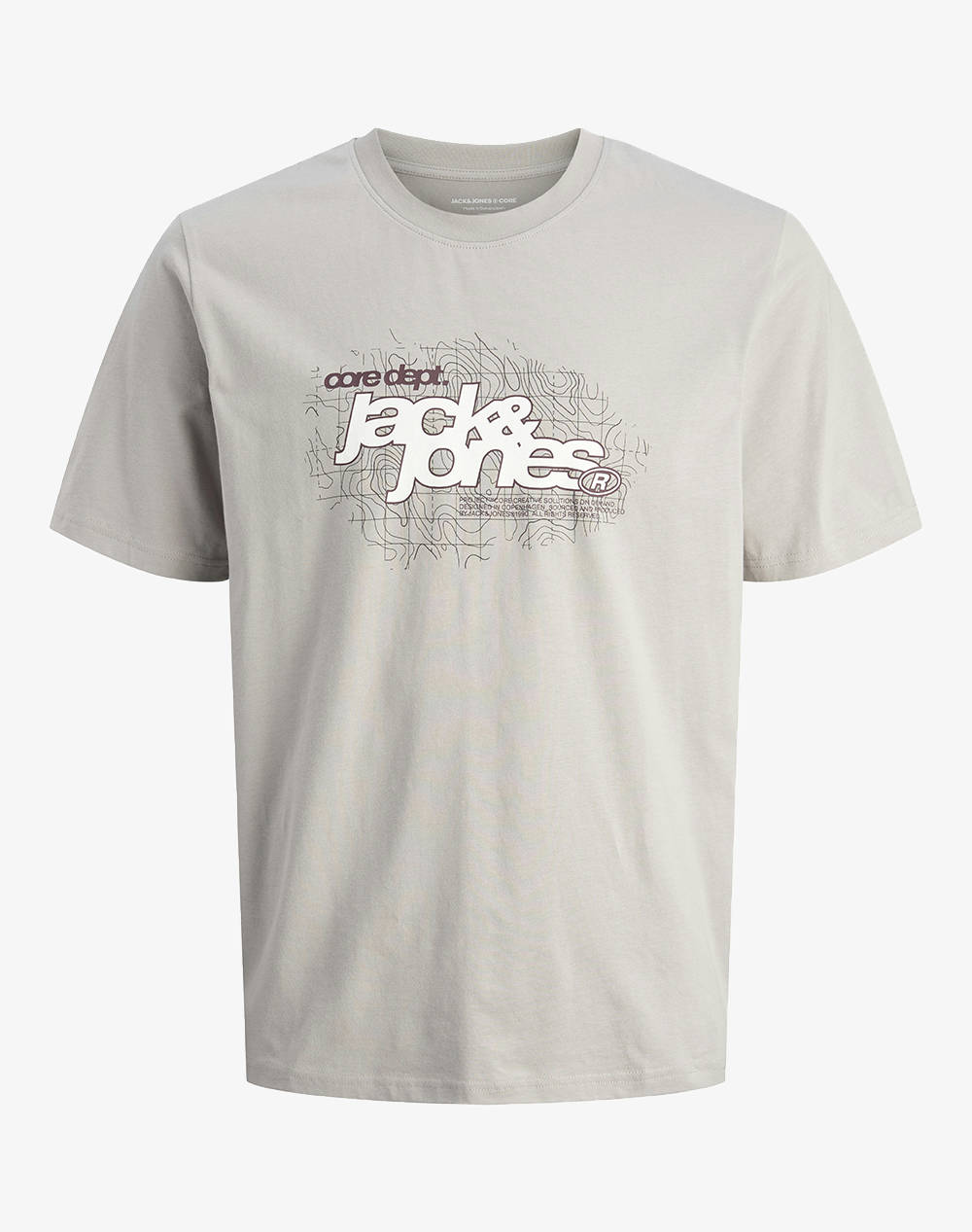 JACK&JONES JCOGRID BRANDING TEE SS CREW NECK