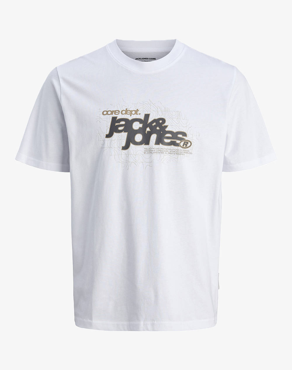JACK&JONES JCOGRID BRANDING TEE SS CREW NECK