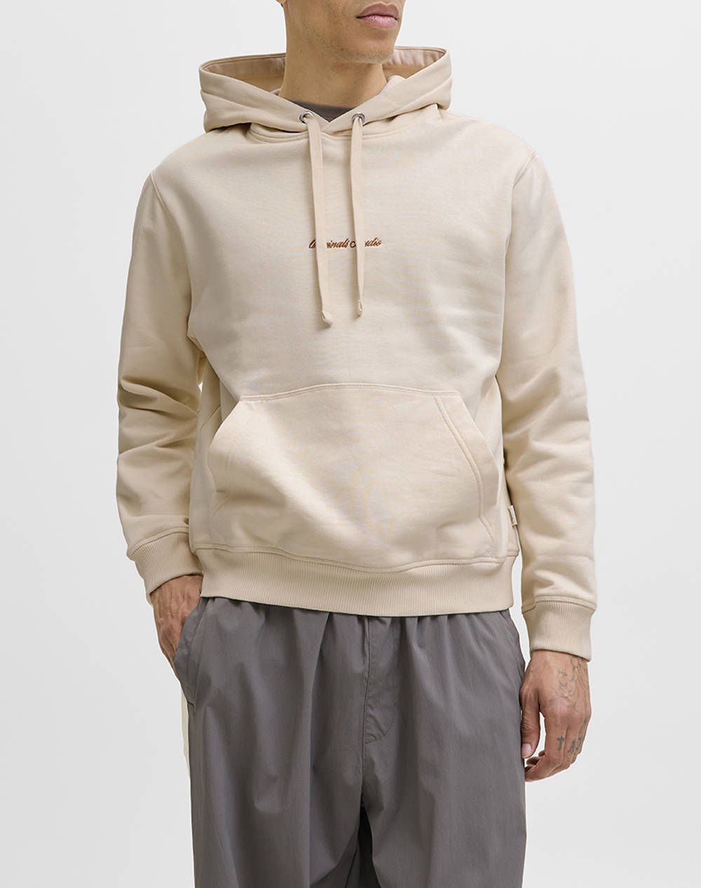 JACK&JONES JORNORREBRO EMB SWEAT HOOD NOOS