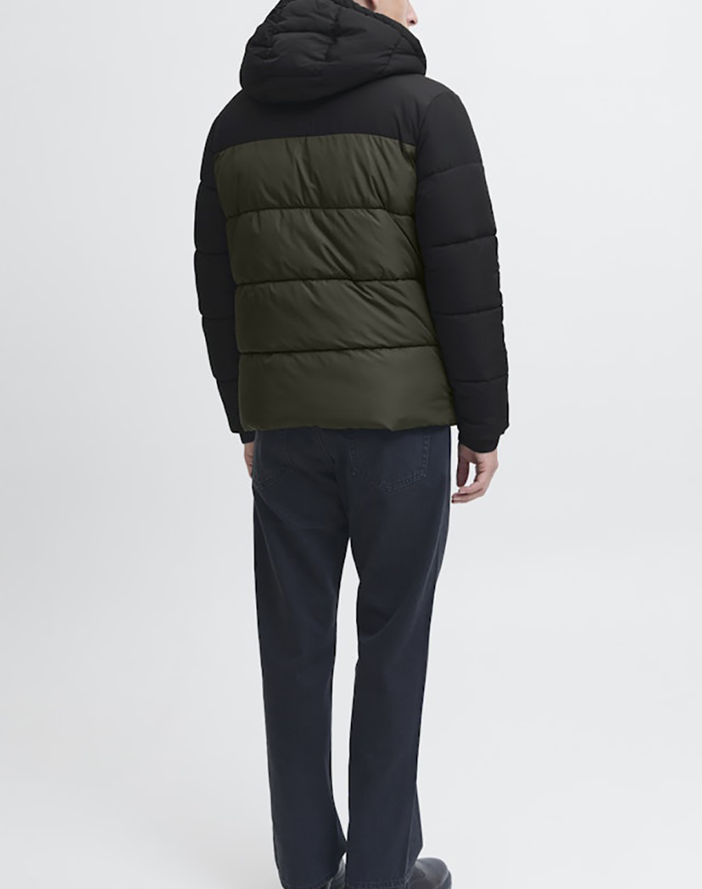 JJ REBEL JREBREBEL LOGO PUFFER HOOD