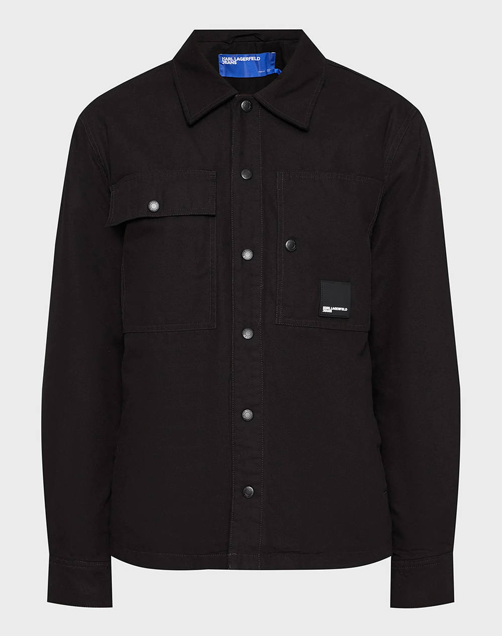 KARL LAGERFELD JEANS KLJ CANVAS OVERSHIRT JACKET