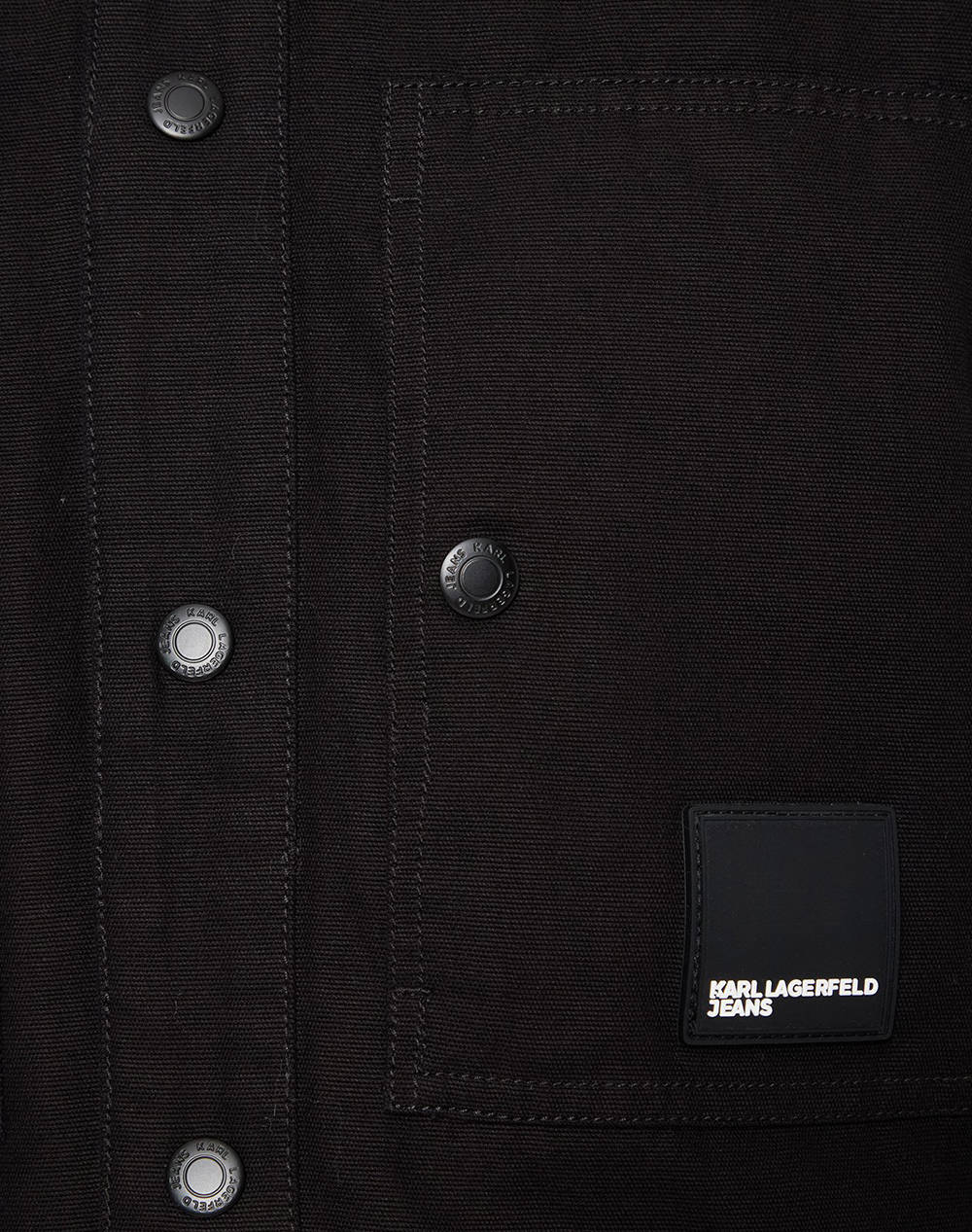 KARL LAGERFELD JEANS KLJ CANVAS OVERSHIRT JACKET