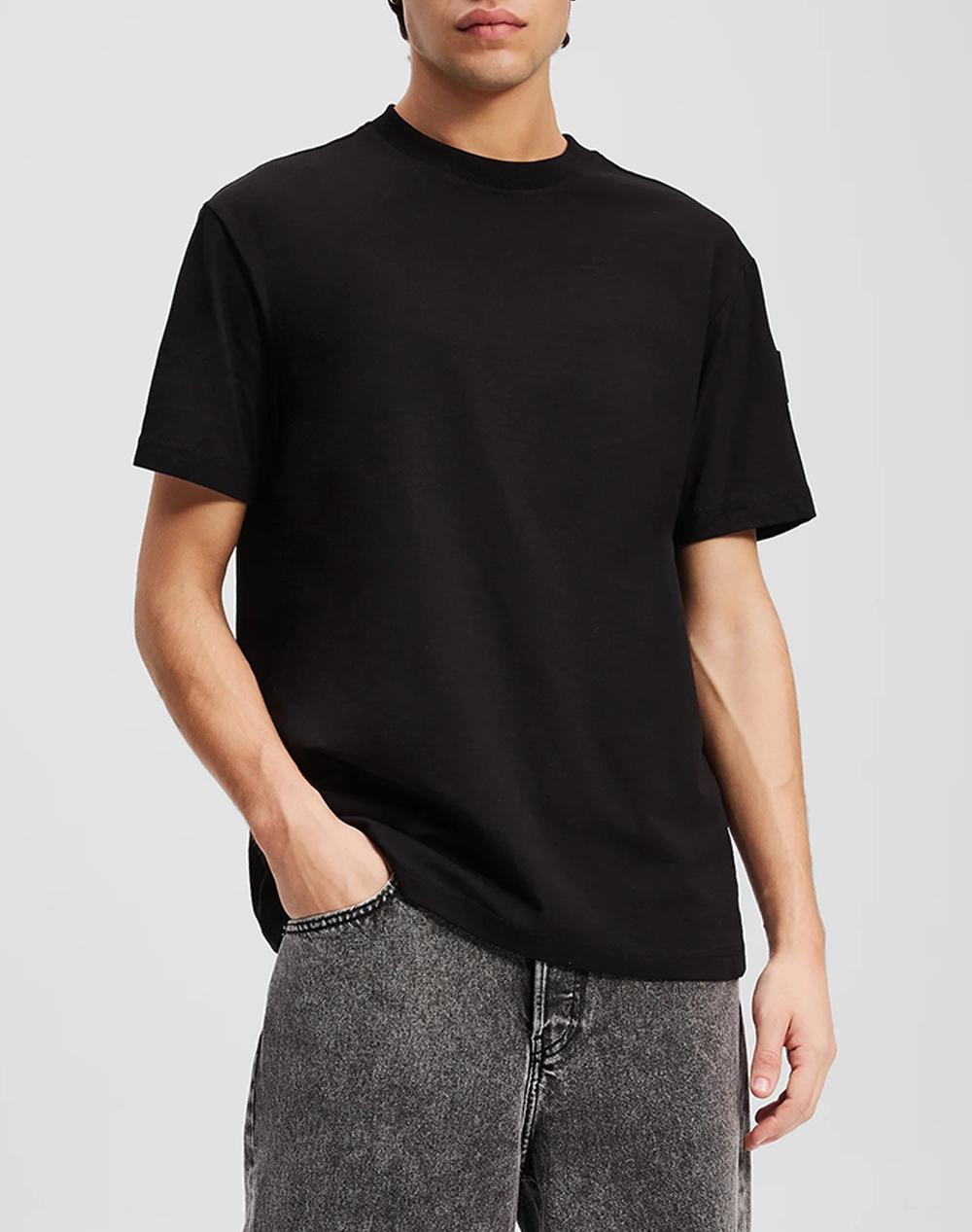 KARL LAGERFELD JEANS KLJ REG RUBBER PATCH TEE