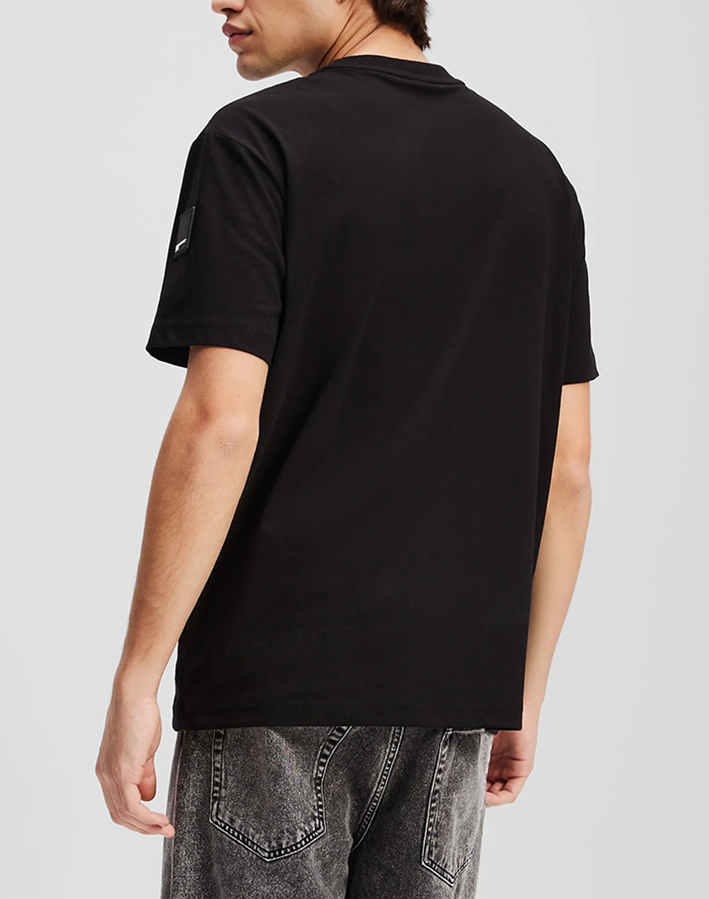 KARL LAGERFELD JEANS KLJ REG RUBBER PATCH TEE